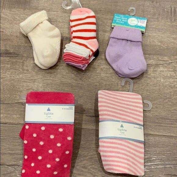 🎊Last deal 🎊Baby socks & tights bundle - Picture 1 of 7